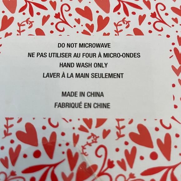 Valentines Jeweled Rhinestone Red Lips Stemless Wine Glasses Set of 2 New - Picture 12 of 15